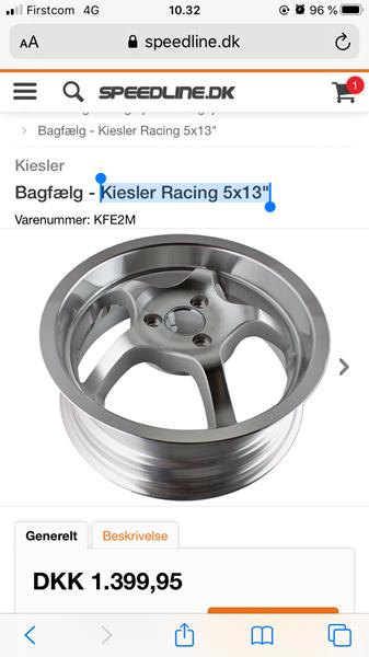 Kiesler Racing 5x13"