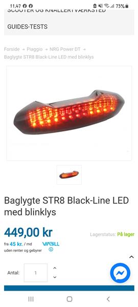 Udskiftning af baglygte Piaggo NRG 