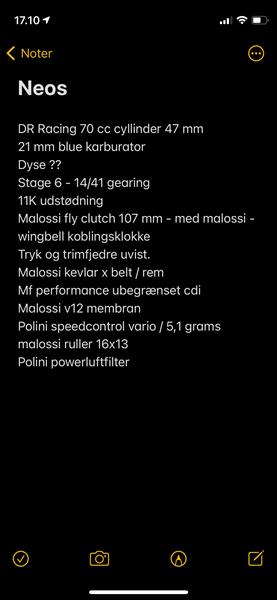 Mislyde fra vario når scooter tiltes til siden