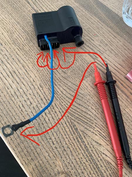Brug af multimeter på tænd og CDI spole