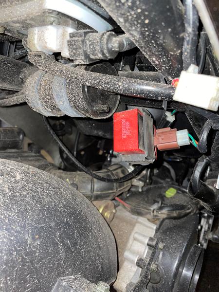 Pil elektronisk begrænsning ud.