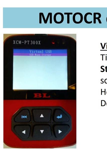 Tester/Scanner til MotoCR