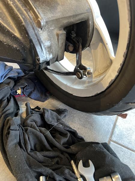 Bagbremse virker ikke