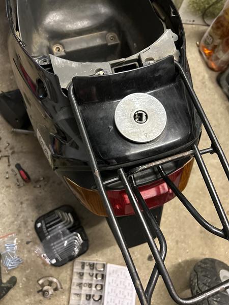 Jog AS org. Bagagebærer afmontering