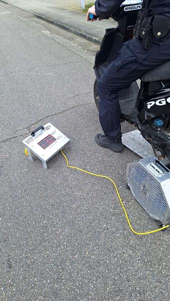 Politiværn på en hot