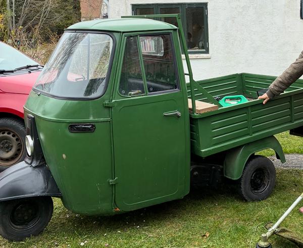 Hvilken model er min grønne Piaggio Ape? Og hvorfor er den så morgentræt?