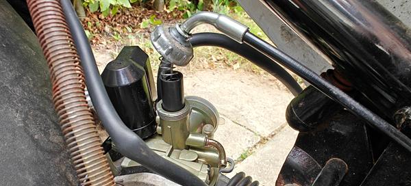 Gasspjæld for stort til PGO hot 50