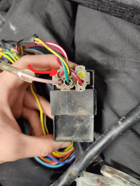 Hvor går den RØD/HVIDE CDI ledning hen (VGA explora euro 2)