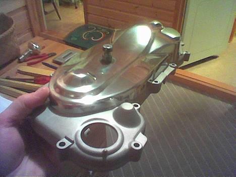 Piaggio Zip 50 AC - slik ble variatordekselet. sandblåst i kanter.. billede 5