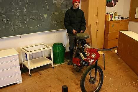 Honda      camino custom  - ja GRIMME MIG I BAGGRUNDEN.. sammen med min swallow billede 6