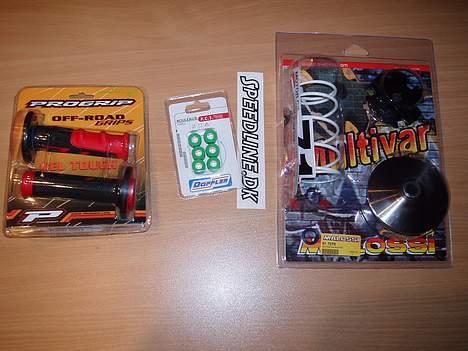 Aprilia Rally ac solgt :( - progrips, 16x13 5,1g ruller og malossi multivar. billede 2