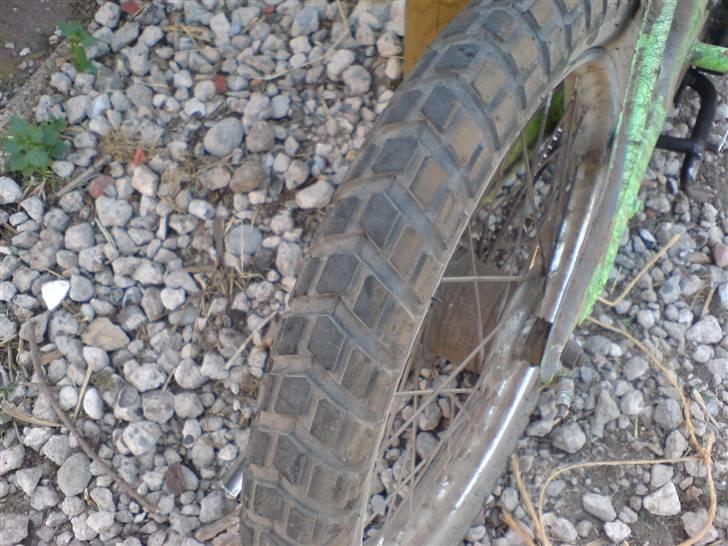 Puch Maxi K  - Det nye dæk billede 4