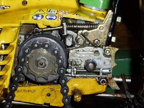 MiniBike motorsavs biken-SMIDT UD billede 3