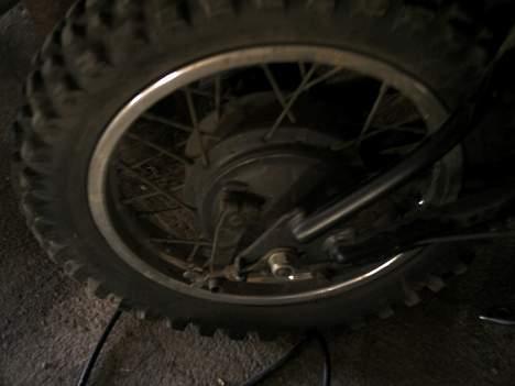 Yamaha pw 80 $ projekt $ - det er så baghjulet ;) hehe billede 5