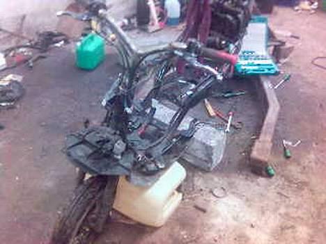 Yamaha jog (SOLGT) - taget med fon billede 10