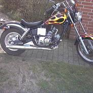 Honda chopper solgt