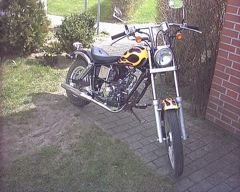 Honda chopper solgt - det er en knallert 30 billede 1