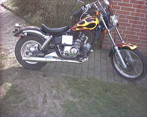 Honda chopper solgt billede 3