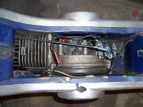 Vespa ciao projekt (solgt) - motor 2: med 46mm cylinder kit, skal lige renses og evt poleres som den anden billede 9