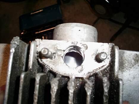 Puch Maxi K AC (solgt) - Gammel pic ^  Den flotte cylinder der sidder på, og nej det er ikke mig der har fjernet plumben! billede 12