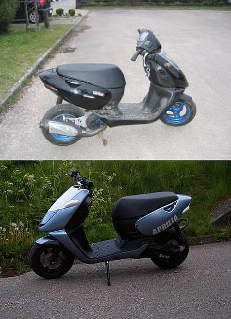 Aprilia Sonic Miss You :'( - Før og efter billede .. Ja der er sgu sket meget siden i sommers :P billede 14