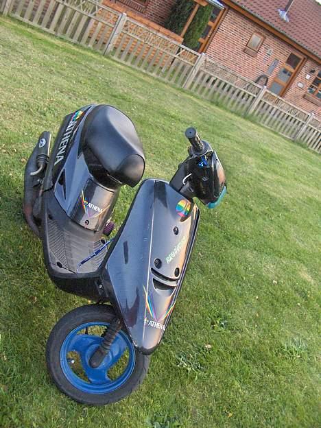 Yamaha jog fs FØR ..  - Da den hade carbon skjolde på!! Har dem stadig byd! billede 8