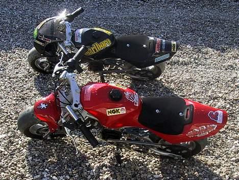 MiniBike POCKET RUNNER 02 Solgt. - Min og en af mine venners Pocketbike.. billede 2