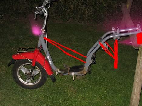 Yamaha passola/jog - **mit kommende motorophæng og stelforstærkning** billede 8