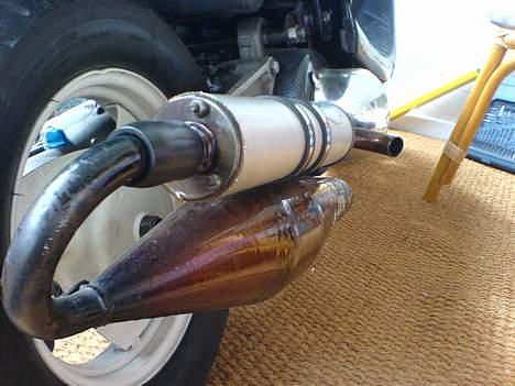 Yamaha Jog Fs Hirtshals<3-byttet - det gammel rør, nu med bulde. fik aldrig et billed af det billede 8