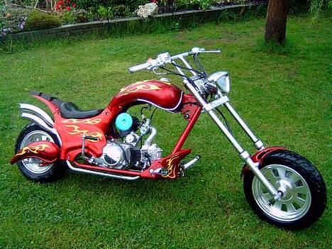 MiniBike chopper ( SOLGT ) ! billede 1