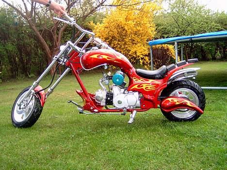 MiniBike chopper ( SOLGT ) ! billede 8