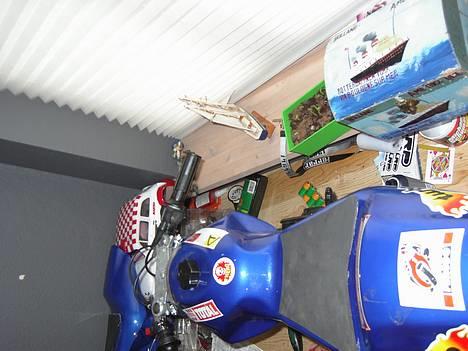 MiniBike pocket bike blå  billede 3