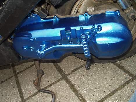 Yamaha jog fs - Malet Hele Motor blokken I Metallic blå og Maleren er Just billede 10