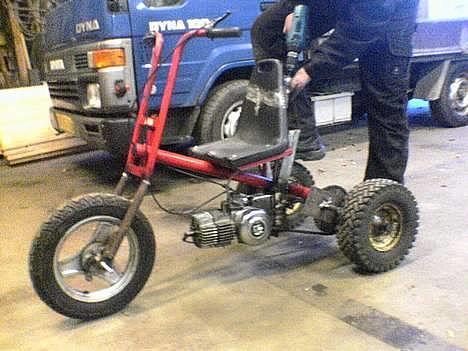 Puch projekt 3 hjul VÆK :'/ - så skulle tanken sku på :P billede 19