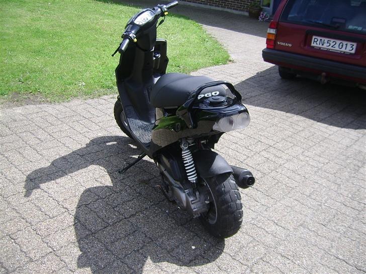 PGO hot 50  - styling: klarbaglygteglas og bag skærm pillet af... billede 3