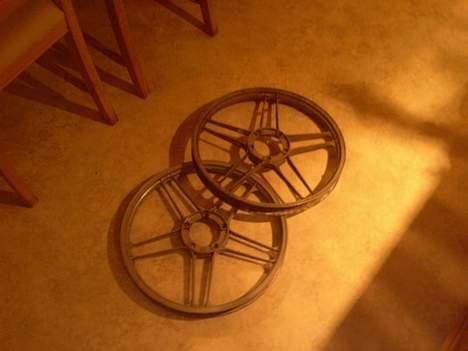 Puch Maxi *SOLGT* - Alu "stjerne" fælgene (ikke malet endnu) billede 9