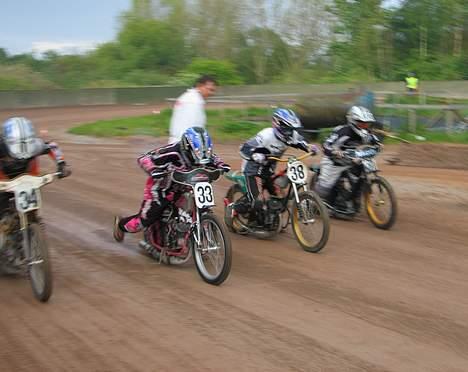 MiniBike Morini 50cc Speedwaycykel - Lige ved start ! billede 15