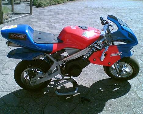 MiniBike racing solgt - start snoren sidder fast... men det kan godt laves. billede 5