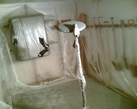 Gilera Stalker // SOLGT - 7)  Den opvarmede garage - Grundede fredag aften og nat, Malede lørdag, Klarlak med glimmer om søndagen, og en røvfuld klarlak mandag billede 7