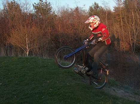 Puch maxi 2-gear - Går lige på baghjul haha  billede 16