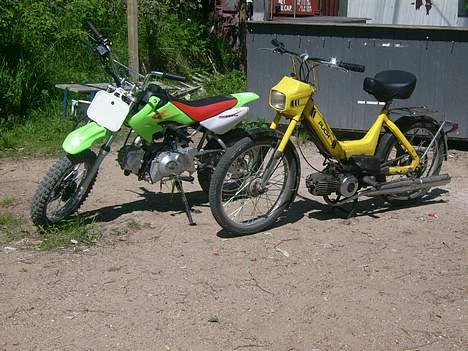 MiniBike 110cc crosser (BYTTET)' billede 2