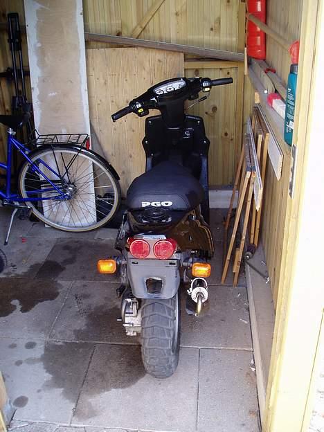 PGO Hot 50 Black Pearl - Det er så det plads min scoot har.. billede 11
