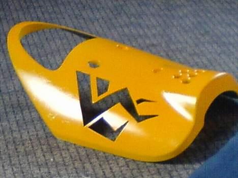 Yamaha jog space (solgt) 6500 kr - sådan er mit front skjold blevet...  billede 11