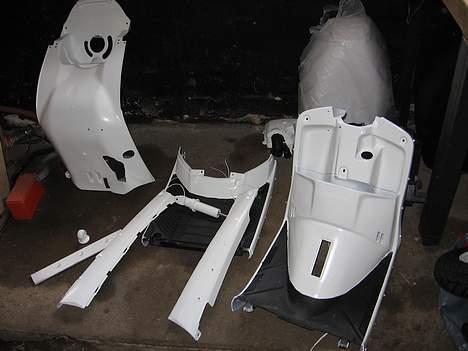 Yamaha jog fs - Div. skjolde lakeret og med dioder monteret. billede 12