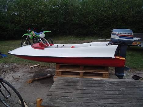 Kawasaki kx 125 solgt :( - min brors båd :D mega lækker at sejle i. billede 10