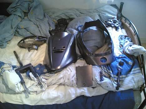 Yamaha jog (MHR) Solgt - så er det hele hjemme fra maleren.. billede 10