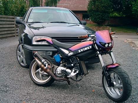 Suzuki Street Magic Sr50 [solgt] - far`s street og vr6, legebarn heheh billede 10
