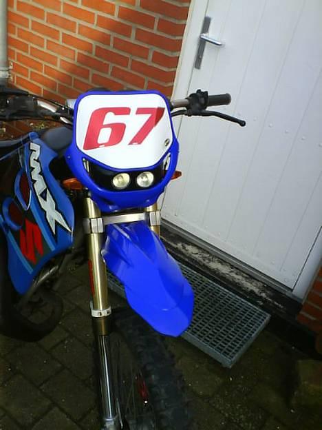 Suzuki RMX (Solgt) - Nyt. Den nye forskærm i blå, og den alt for fede front. :D billede 15