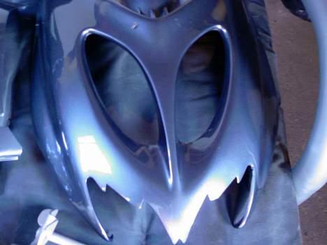 Yamaha Aerox / Projekt. - Den nye farve er da også pænt fræk. billede 4