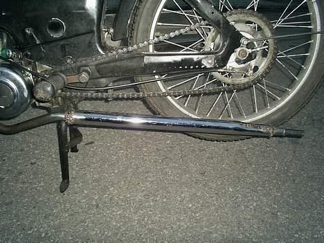 Puch Maxi K AC (solgt) - Gammel pic ^  Mit hjemmelavede støvsugerudstødning.. mega gejl.. billede 15